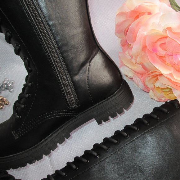 SO LULLABIES BLACK KNEE HIGH BOOTS (SIZE 7) - Picture 7 of 16